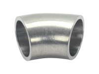 0.75 inch diameter 45 degree elbow butt weld vacuum fitting