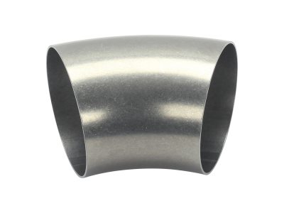 4 inch diameter thick wall 45 degree elbow butt weld vacuum fitting