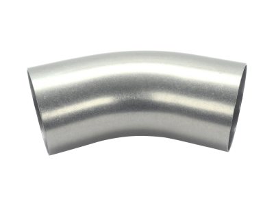4 inch 45 degree butt weld elbow with tangents vacuum fitting