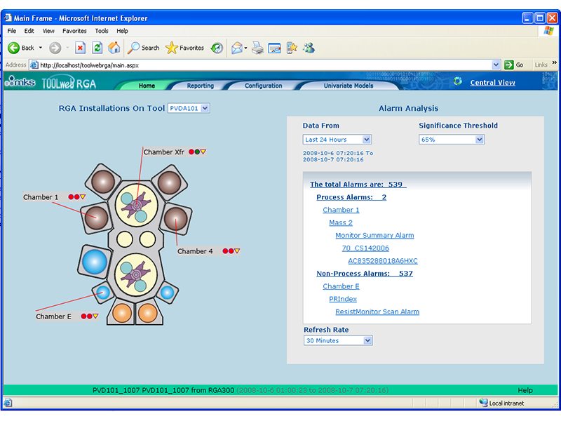 TOOLweb RGA Software screen shot