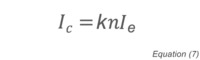 Basic gauge equation for ionization gauges (equation)