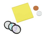collection of optical filters of different types and sizes