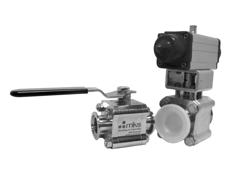 2 & 3 Way High Vacuum Vacuum Ball Valves
